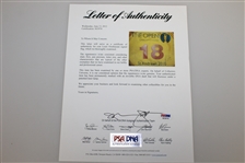 Louis Oosthuizen Signed 2010 Open Championship at St. Andrews Flag FULL PSA/DNA #S03974