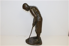 Bobby Jones Bronze Vintage Crone Craft Statue - 10 1/2 Tall!