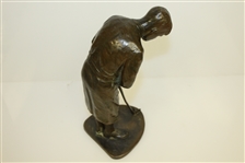 Bobby Jones Bronze Vintage Crone Craft Statue - 10 1/2 Tall!