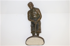 Bobby Jones Bronze Vintage Crone Craft Statue - 10 1/2 Tall!