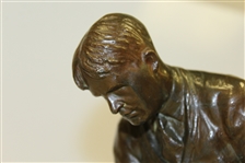 Bobby Jones Bronze Vintage Crone Craft Statue - 10 1/2 Tall!