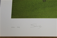 Seve Ballesteros Signed 1987 'The Ballesteros Hole' Ltd Ed Lithograph by Artist Bill Waugh