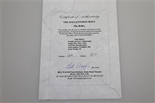 Seve Ballesteros Signed 1987 'The Ballesteros Hole' Ltd Ed Lithograph by Artist Bill Waugh