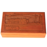 St. Andrews The Home Of Golf Wooden Etched Box - Excellent Condition