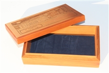 St. Andrews 'The Home Of Golf' Wooden Etched Box - Excellent Condition