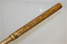Brookline 1999 Ryder Cup One Piece Hardwood Putter with Results Etched in Grip