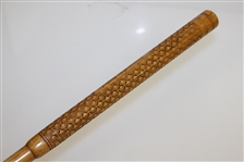 Apple Tree Golf Company Ornate Engraved One Piece Hardwood Putter