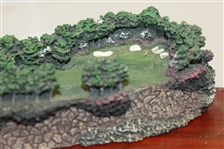 Augusta 13th 'The Azalea Hole' Par 5 465 Yards Fairway Replicas Wood Display