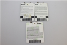 2001, 2002, & 2010 Masters Tournament Series Badges - Woods(x2) & Mickelson