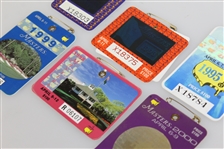 1993, 1994, 1995, 1998, 1999, & 2000 Masters Tournament Series Badges
