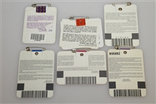 1993, 1994, 1995, 1998, 1999, & 2000 Masters Tournament Series Badges