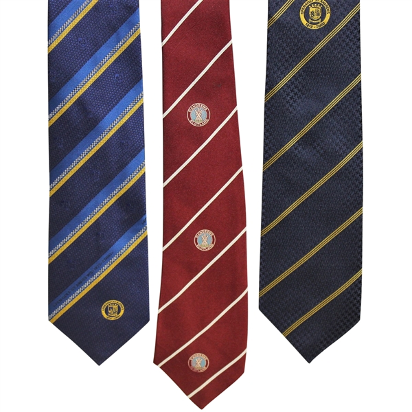 Three St. Andrews - Scotland - Open Championship Polyester Ties