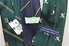 Three Golf Course Ties - TPC, New South Wales Golf Club, & Winged Foot