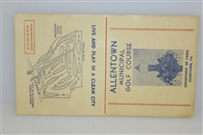 Arnold Palmer & Gary Player Signed 1963 Exhibition Match Scorecard - Palmer Shot 61 JSA ALOA