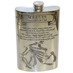 Augusta National Golf Club English Pewter Golf Flask - Great Condition
