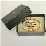 Augusta National Golf Club Clubhouse Brass 3D Spinning Tree Ornament in Original Box