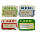 Robert Floyds 1979, 1980, 1981, & 1982 Masters Tournament Clubhouse Badges