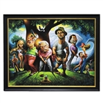 Bushwood - Tribute to Caddyshack Piece by Artist David OKeefe - Framed