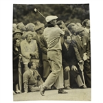 Ben Hogan Double Weight London Press Photo 1956 Canada Cup Matches - 8" x 10"