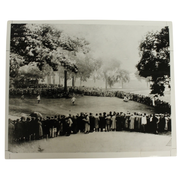 Francis Ouimet Winning 1913 US Open at The Country Club - 8" x 10" (Vintage Photo Stamped From "USGA Golf House"