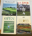 Ten US Open Championship Official Programs - 1988-1995, 1998, & 2000