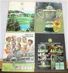 Eight PGA Championship Official Programs - 1965, 1973, 1978, 1980-1981, 1983, & 1985-1986