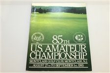 1985, 1989, & 2003 US Amateur Championship Official Programs