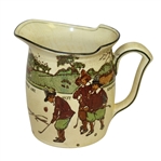 Circa 1920s Royal Doulton Golf Themed Milk Jug