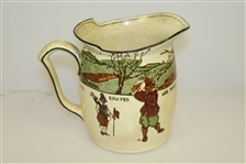 Circa 1920's Royal Doulton Golf Themed Milk Jug