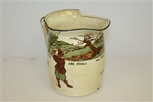 Circa 1920's Royal Doulton Golf Themed Milk Jug