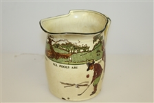 Circa 1920's Royal Doulton Golf Themed Milk Jug