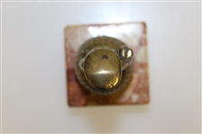 Brass Dunlop Man Figurine on Marble Base