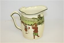 1920's Royal Doulton Golf Themed Milk Jug
