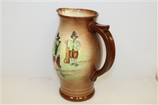Royal Doulton Kingsware Pitcher- Golfer and Caddy