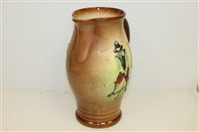 Royal Doulton Kingsware Pitcher- Golfer and Caddy