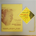 Arnold Palmer Exhibition - 1971 (Program/Ticket)