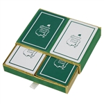 Vintage Augusta National Golf Club Member Playing Cards In Original Case