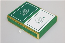 Vintage Augusta National Golf Club Member Playing Cards In Original Case