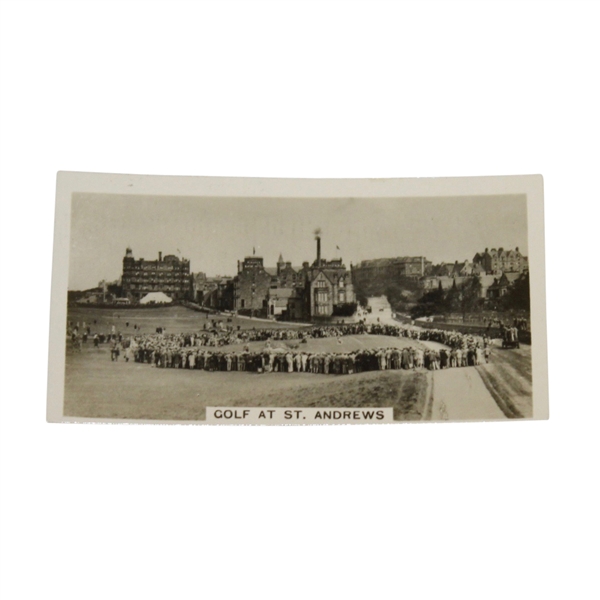 1930 Bobby Jones At The Road Hole St Andrews Grand Slam Cigarette Card - Printed in 1932 