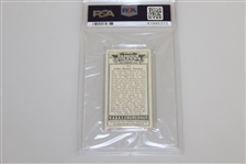 1927 WA & AC Churchman J.H. Taylor Famous Golfers PSA Slabbed Card - VG-EX