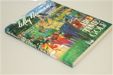 Leroy Neiman Signed 'Big Time Golf' Book JSA ALOA