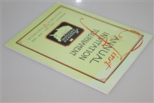 1934 First Annual Invitational Tournament Program - 1998 Reprint