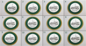 Complete Masters Ltd Ed Member's Lenox Plates #1-12 (1992-1997) with Original Boxes