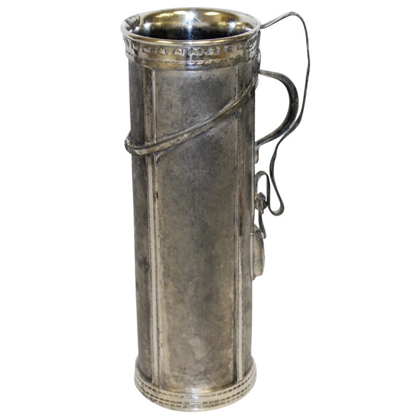 Silverplate Golf Bag Cocktail Pitcher- Derby S.P. Co. International S. Co.