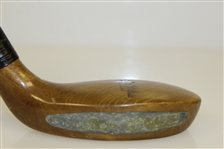 Tom Auchterlonie St. Andrews Hickory Shaft Semi Long Nosed Putter