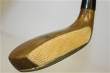Tom Auchterlonie St. Andrews Hickory Shaft Semi Long Nosed Putter