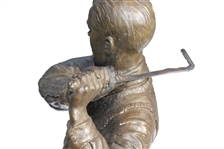 Bobby Jones Bronze Statue by Ron Tunison - Stands Over a Foot Tall - 13.5lbs!