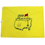 Patrick Reed Signed 2018 Masters Embroidered Flag JSA ALOA