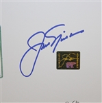 Jack Nicklaus Signed 1986 Masters Tournament Scorecard Display - Nicklaus Sticker COA