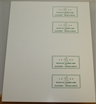 Jack Nicklaus Signed 1986 Masters Tournament Scorecard Display - Nicklaus Sticker COA